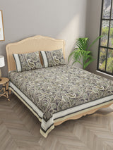 Double King Bedsheet with 2 Pillow Covers