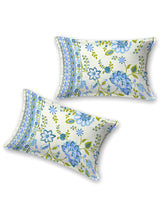 Cotton Printed Bedsheet with 2 Pillow Covers - (108 x 108 Inch)