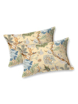 Premium Glaze Cotton Floral Print Super King Bedsheet with 2 Pillow Covers