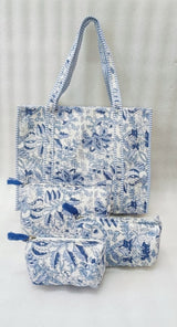 Tote Bag with set of 3 Pouches