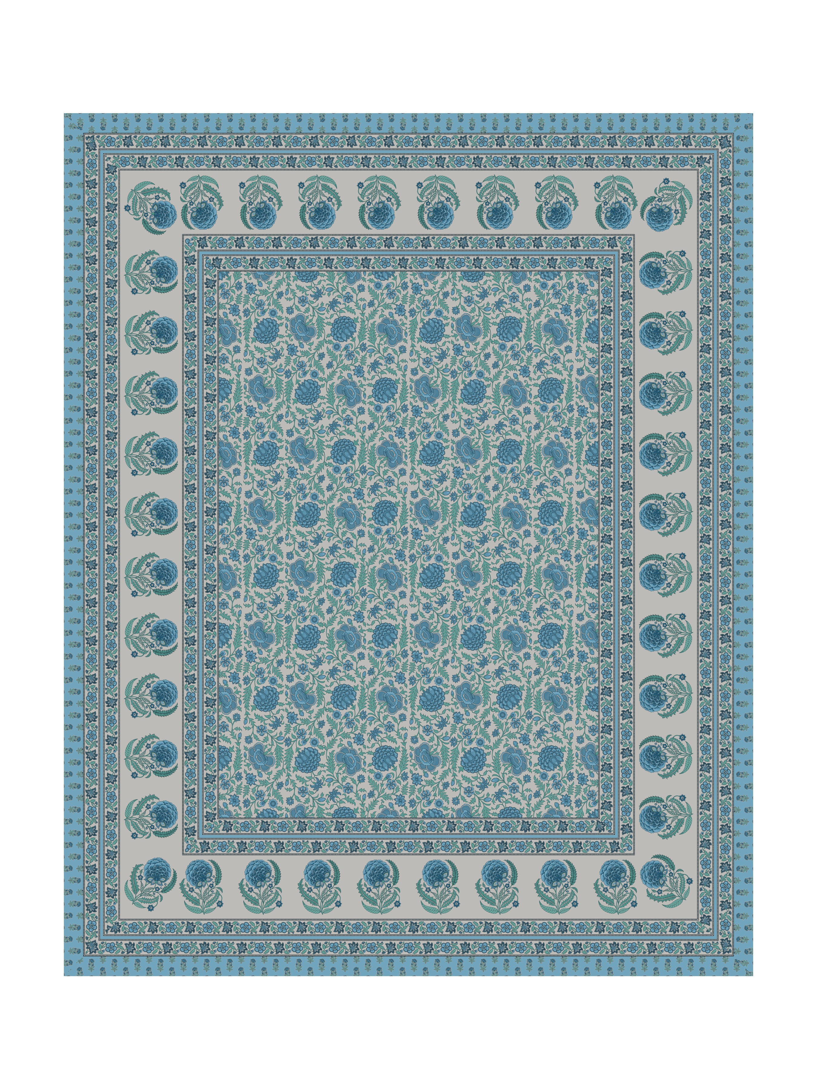 Double King Bedsheet with 2 Pillow Covers