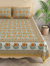Double King Bedsheet with 2 Pillow Covers
