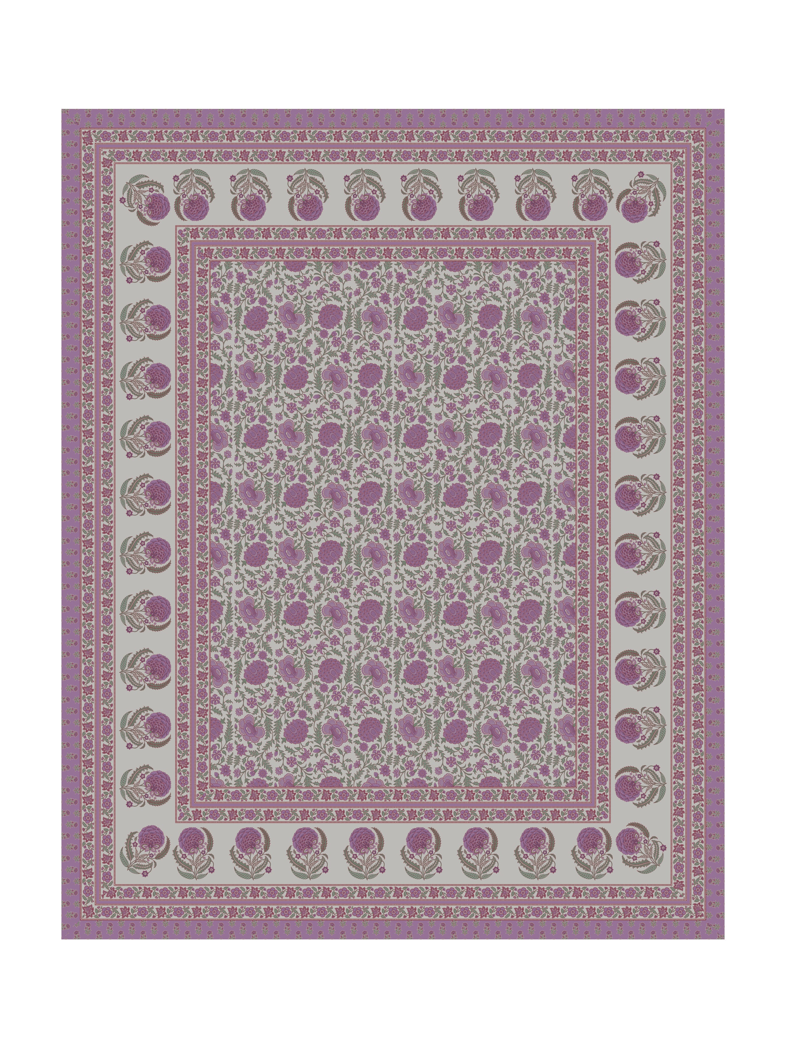 Double King Bedsheet with 2 Pillow Covers