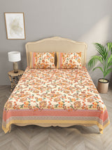 Double King Bedsheet with 2 Pillow Covers
