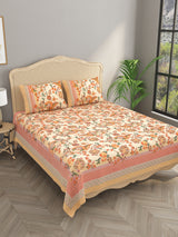 Double King Bedsheet with 2 Pillow Covers