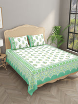 Double King Bedsheet with 2 Pillow Covers
