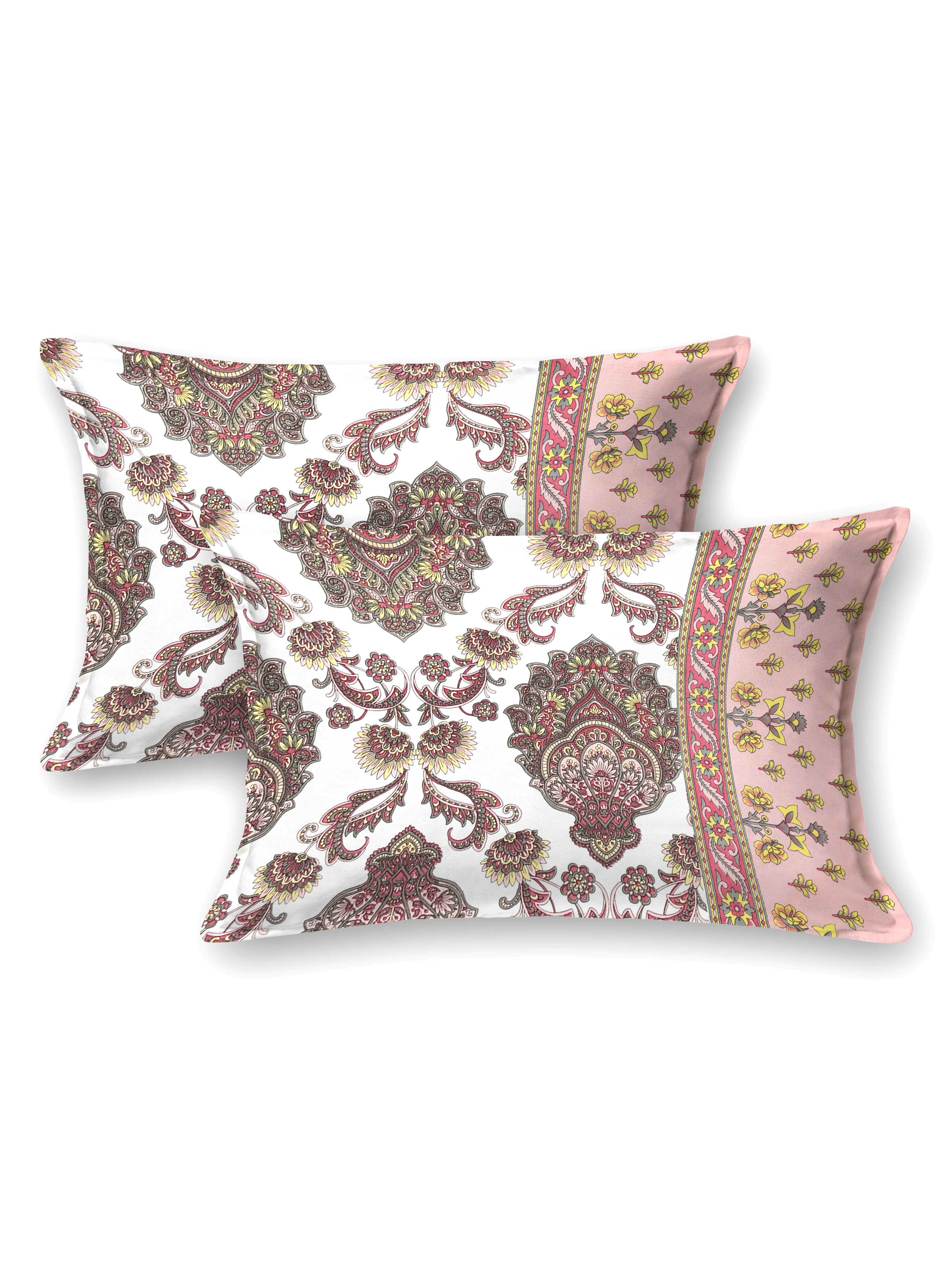 Double King Bedsheet with 2 Pillow Covers