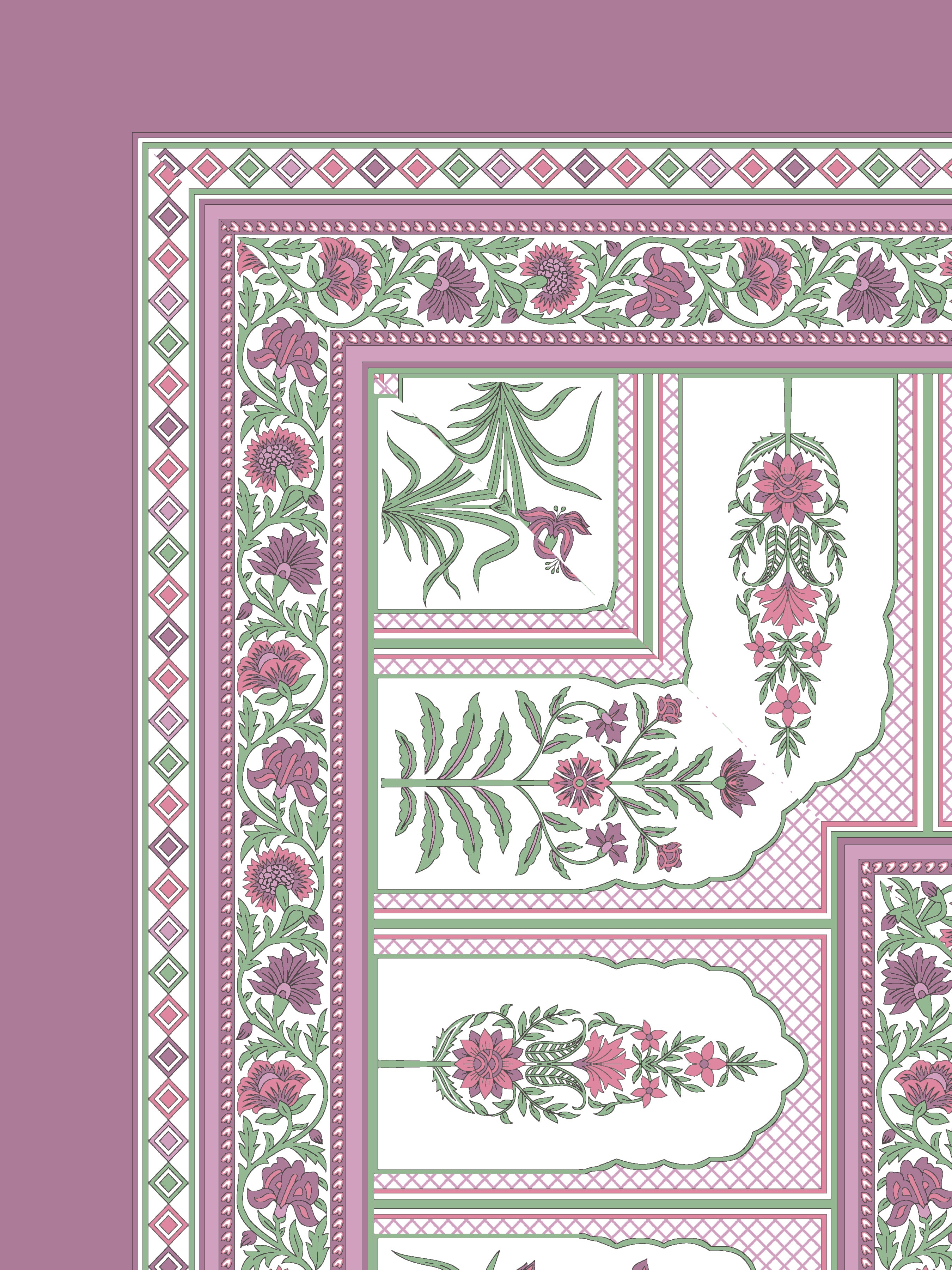 Double King Bedsheet with 2 Pillow Covers