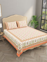 Double King Bedsheet with 2 Pillow Covers
