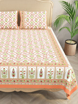 Double King Bedsheet with 2 Pillow Covers