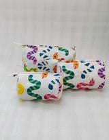 Set of 3 cosmetic bag/pouches with waterproof lining