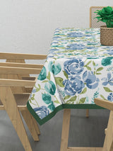 Canvas Cotton Table Cloth 60X90 Inches - 6 Seater Dining Table