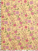 300 GSM Cotton Double Bed Reversible Dohar in floral print