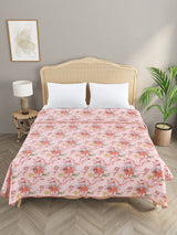 Double Bed Floral Print Reversible Cotton Dohar/AC Blanket