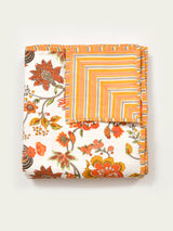 Double Bed Floral Print Reversible Dohar/AC Blanket in Thick Cotton