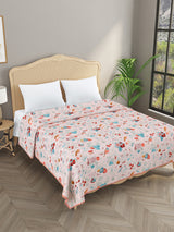 Double Bed Floral Print Reversible Cotton Dohar/AC Blanket