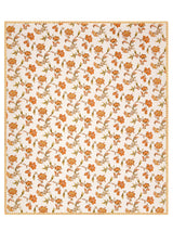 Double Bed Floral Print Reversible Dohar/AC Blanket in Thick Cotton