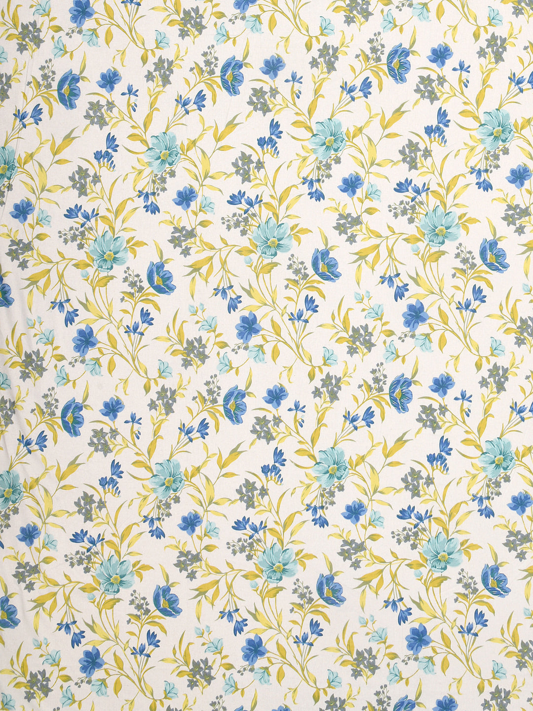 300 GSM Cotton Double Bed Reversible Dohar in floral print