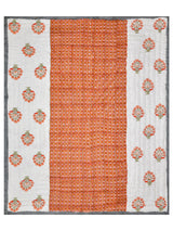 Double King Handblock printed Cotton Jaipuri Razai/Quilt