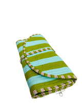 Handcrafted Travel Jewelry Organizer Roll | Artisan Fabric Jewelry Pouch