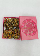 Handcrafted Fancy Beaded Napkin Ring Set of 6 – Perfect for Dining & Parties