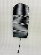 Handcrafted Travel Jewelry Organizer Roll | Artisan Fabric Jewelry Pouch
