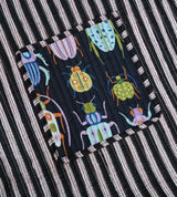 Handblock Printed Quilted Tote Bag without zip/button 17x18x 6 inches