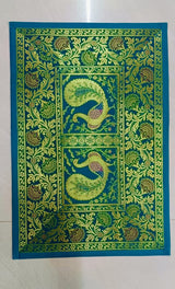 Gift Box with Banarasi Zari Table Runner, Set Of 6 Mats, 6 coaster