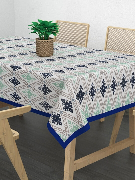 Canvas Cotton Table Cloth 60X90 Inches - 6 Seater Dining Table