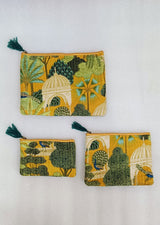 Set of 3 cosmetic Flat pouches