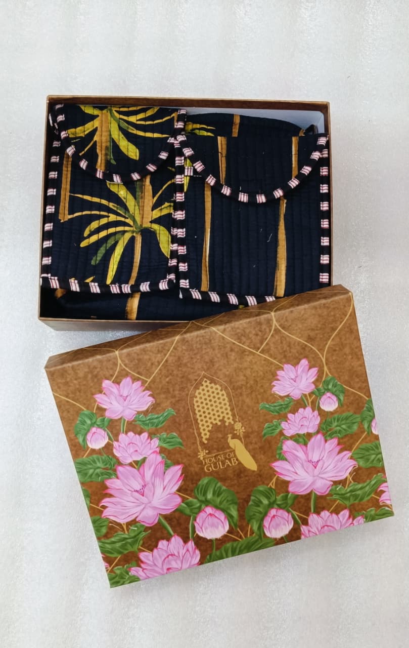 Set of 5 Utility Pouches (3 Makeup Pouches, 1 Sunglass Pouch, 1 Sanitary Napkin Pouch)