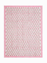 Handblock Printed Cotton Reversible Crib Blanket for Babies - 40X60 Inches