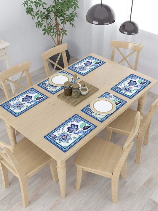 Handblock Printed Set of 6 Placemats