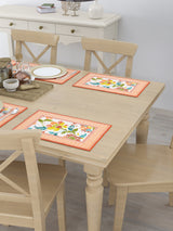 Handblock Printed Set of 6 Placemats