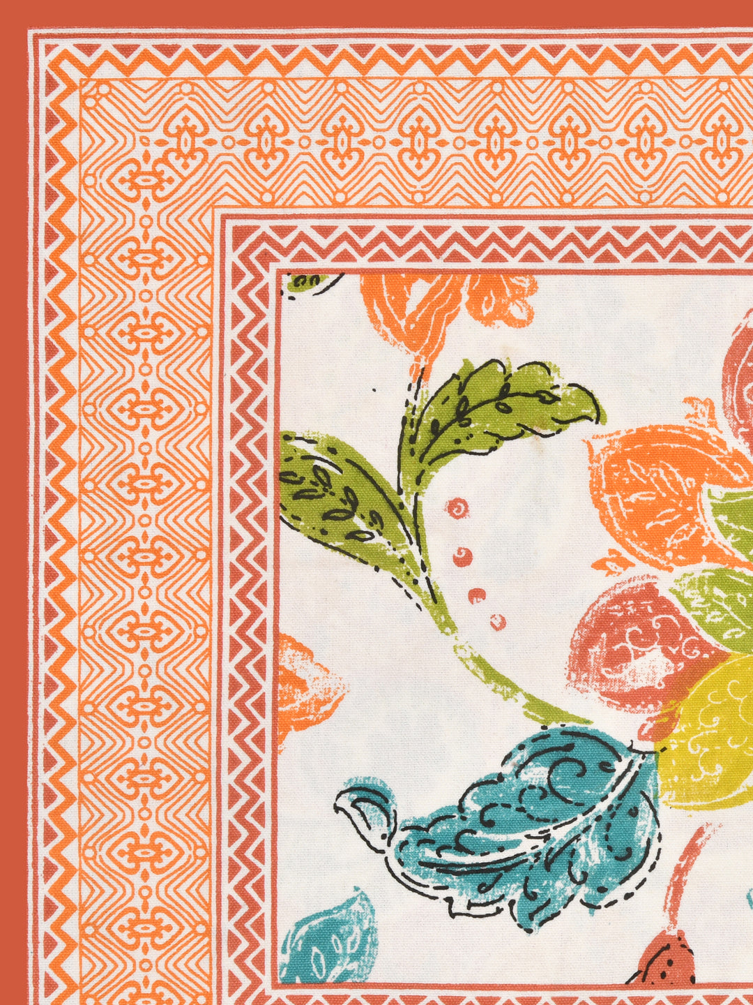 Handblock Printed Set of 6 Placemats
