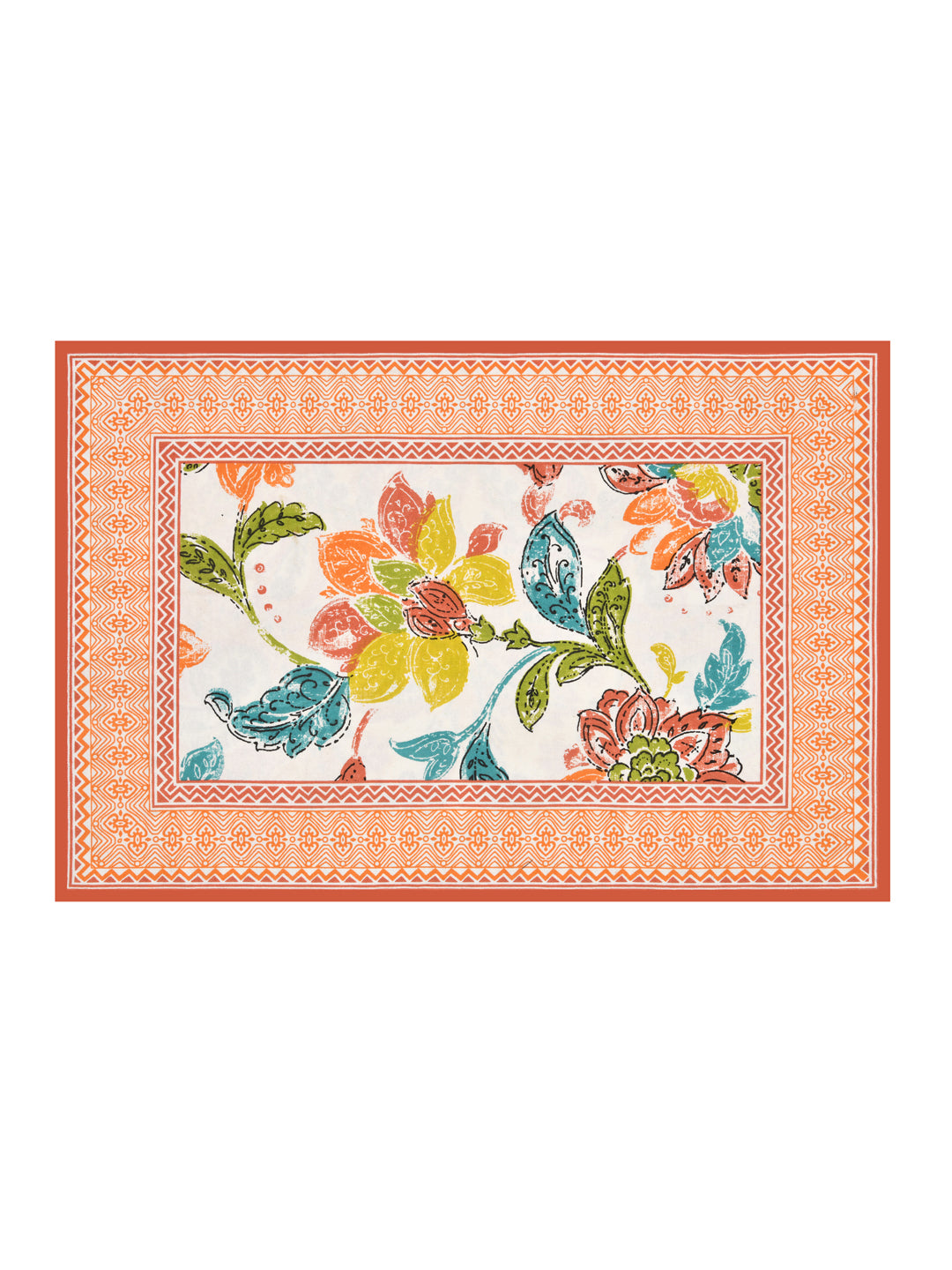 Handblock Printed Set of 6 Placemats