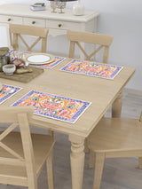 Handblock Printed Set of 6 Placemats