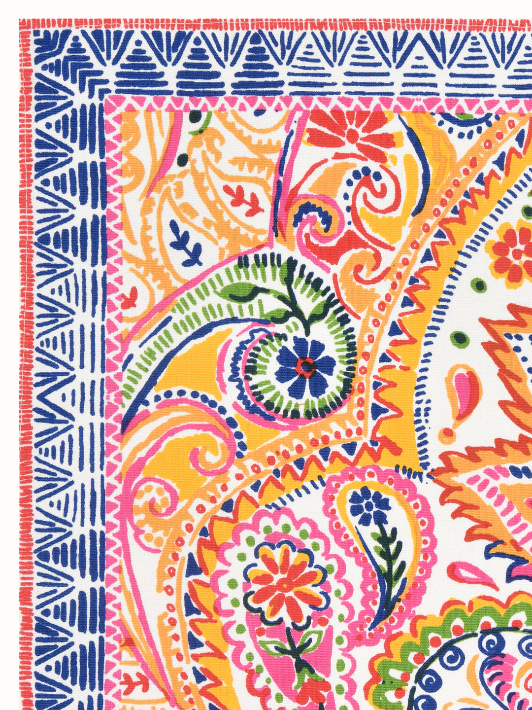 Handblock Printed Set of 6 Placemats