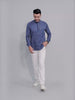 Men by House of Gulab Full Sleeves Cotton Kurta Collar Shirt