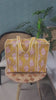 Handblock Printed Quilted Tote Bag with concealed zip ( 17x18x 6 inches)