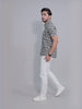 Men by House of Gulab Short Sleeves Cotton Shirt