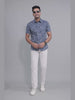 Men by House of Gulab Short Sleeves Cotton Shirt