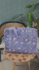 Handblock Printed Quilted Tote Bag with concealed zip ( 17x18x 6 inches)