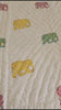 Handblock printed Cotton Reversible Kids Razai/ Quilt- 60x90 inches