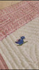 Handblock printed Cotton Reversible Kids Razai/ Quilt- 60x90 inches