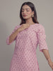 Pink on Pink Cotton Lounge Set for Women
