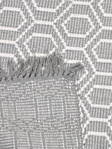 Self Pattern Cotton Rug - 44X25 Inches