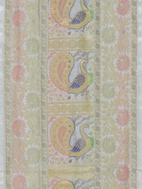 Gift Box with Banarasi Table Set with 1 Runner, 6 mats and 6 coasters