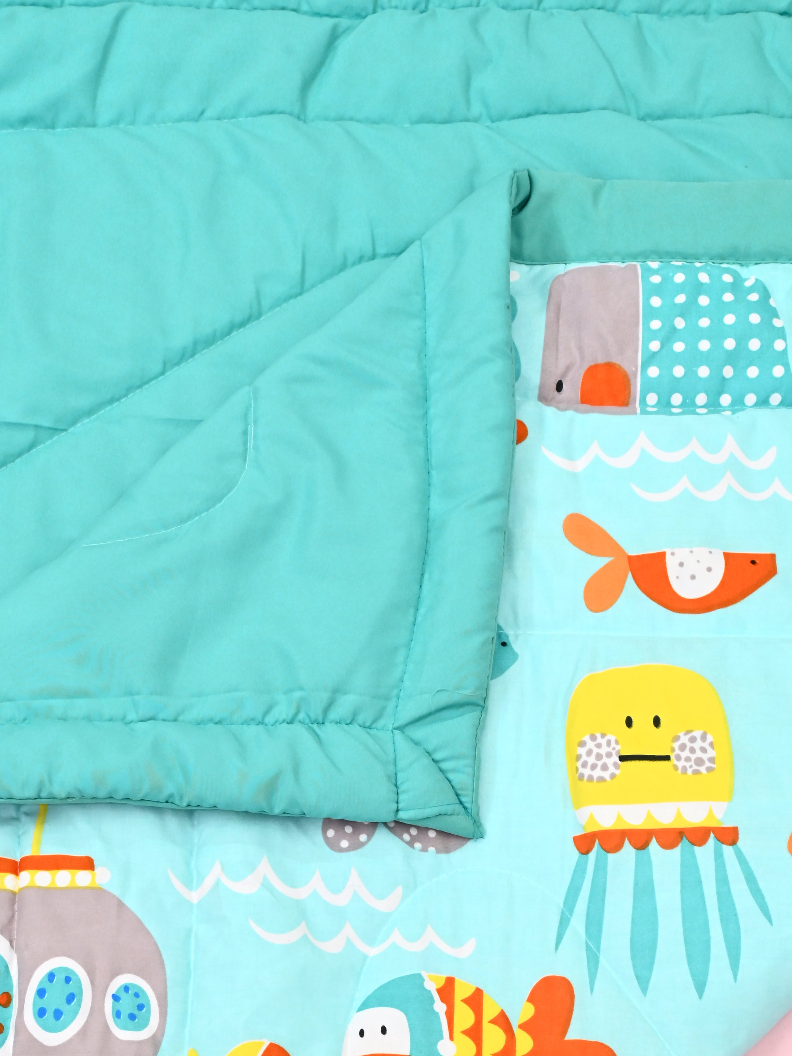 Kids Print Reversible Comforter - 60X90 Inches