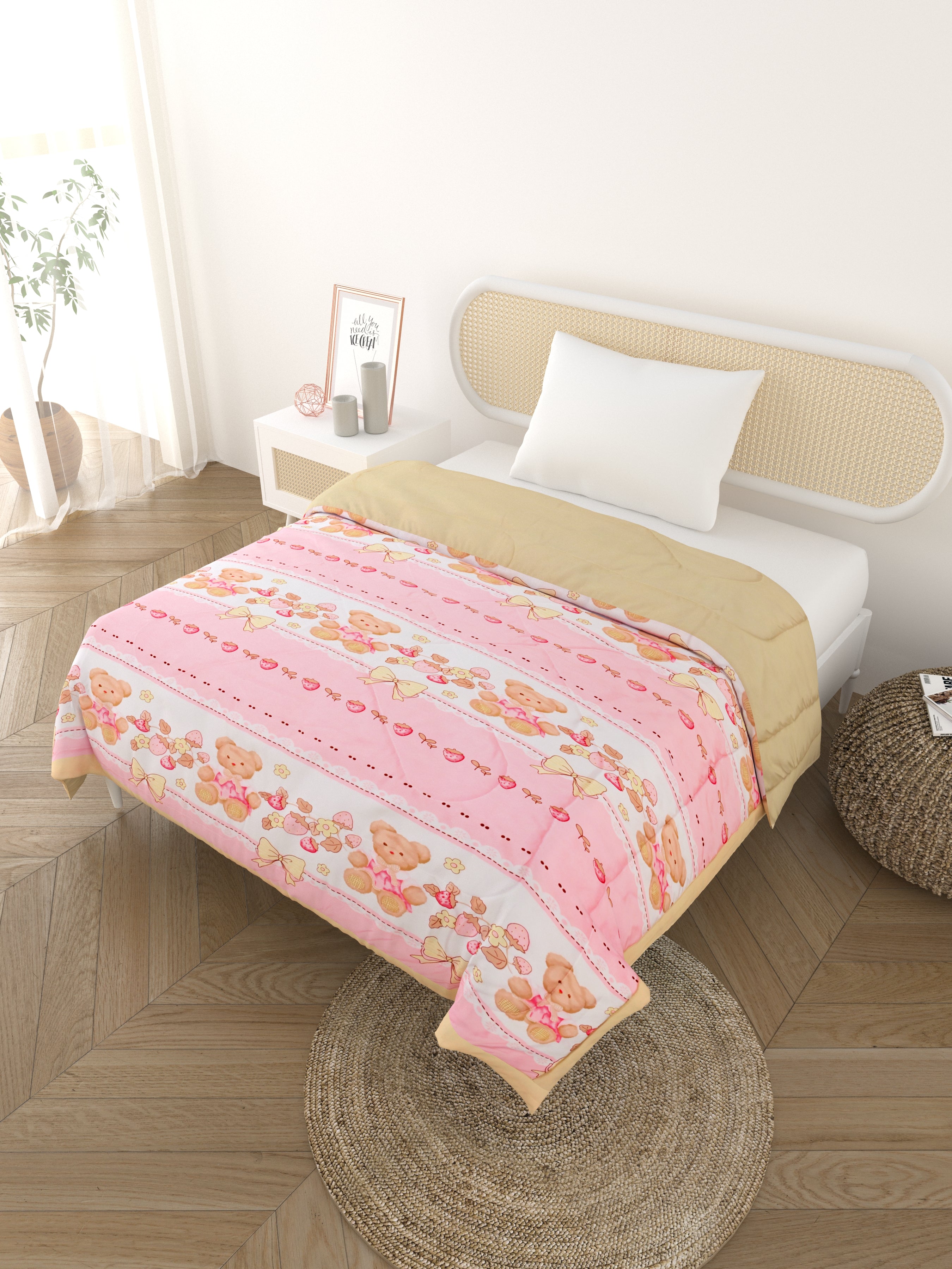 Kids Print Reversible Comforter - 60X90 Inches